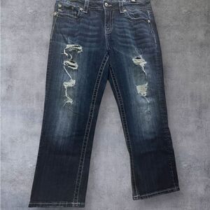 Miss Me Jeans size 30 Curly Crop